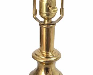 Brass table lamp