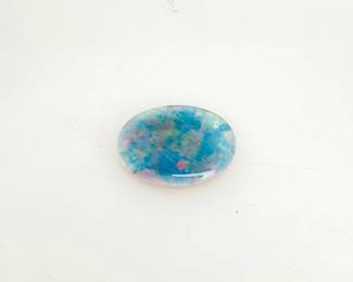 Black Opal Cabochon 