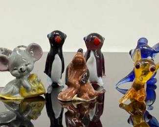 Mini Glass Animals