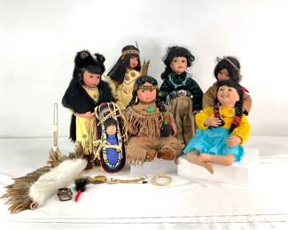 "Navajo Little One", Perillo ArtAffects "Brave & Free" Porcelain Dolls and More