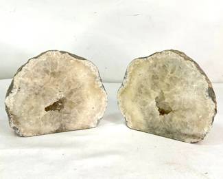 Two Quartz Agate Geodes