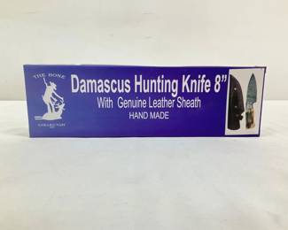 Damascus Hunting Knife