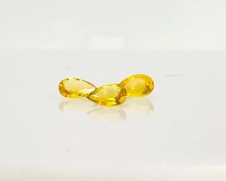 Oval Cut Yellow Beryl Gemstones