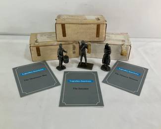 The American Sculpture Society "Legendary Americans" Pewter Sculptures