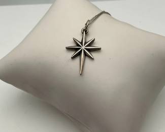 James Avery Star of Bethlehem Sterling Silver Necklace