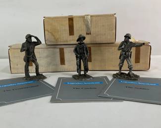The American Sculpture Society "Legendary Americans" Pewter Sculptures