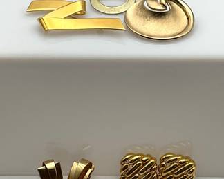 Gold Tone Fashio Pins