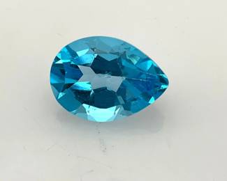Pear Shape Swiss Blue Topaz