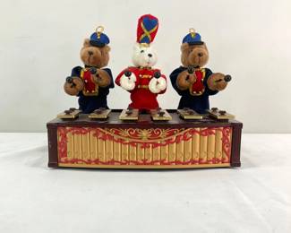 Mr. Christmas "Bandstand Bears" Animated Musical Box