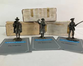 The American Sculpture Society "Legendary Americans" Pewter Sculptures