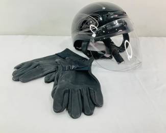 Zox Alto Half-Helmet & Leathr Gloves