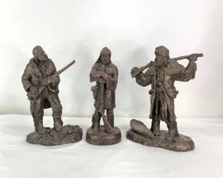 Three (3) Michael Garman Statues