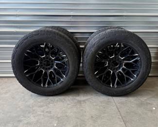Black Alloy Wheels and Tires