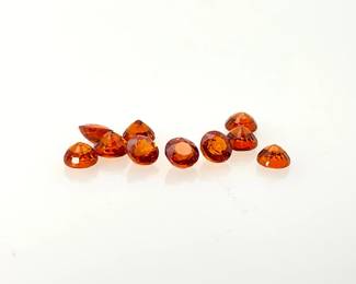 Spessarite Garnet Gemstones
