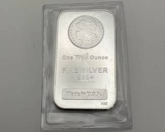 Morgan Silver Bar 1 Troy Oz