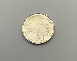 Silver Buffalo 1/10th Oz Silver Round