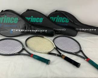 Prince Precision Michael Chang Graphite and Wilson Racquets