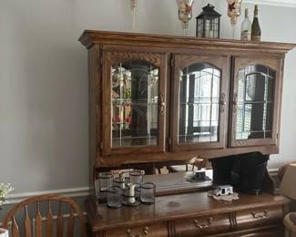 wooden hutch