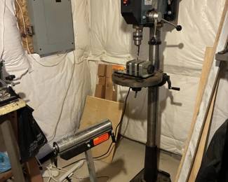 drill press. basement is loaded