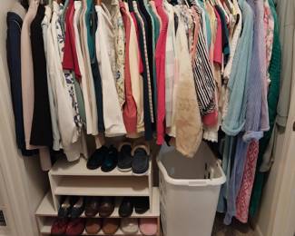 ladies clothing (mostly Med top, 8 pant, 7 shoe