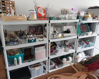 art supplies, Singer pro finish serger, Janome sewing machine, patterns, sewing and crafting supplies