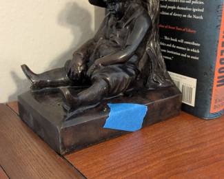 1/2 Maitland Smith Don Quixote bronze book ends