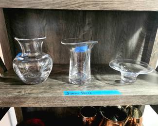 Simon Pearce crystal pieces