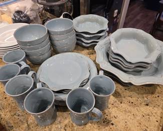 PB Monique Lhuillier "Juliana" scalloped dishes