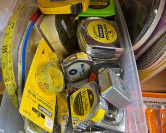 tons of tape measures