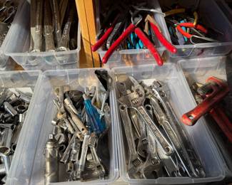 hand tools, crescent wrenches, wrenches, sockets, pliers