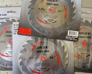 saw blades (lots throughout the sale)