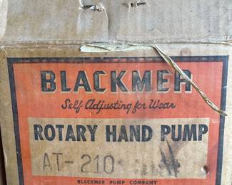 Blackmer rotary hand pump