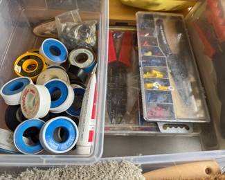 some plumbing and electrical stuff (lots throughout sale)