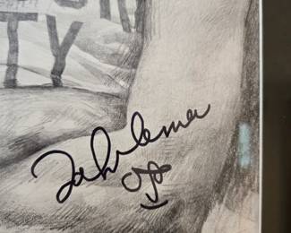 John Lennon signed photo 