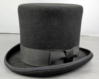 New York Hat Co. Wool Top Hat