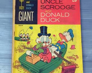 First Edition Walt Disney’s “Uncle Scrooge And Donald Duck” Gold Key 1965 Comic Book, And First Edition “The Best Of Bugs Bunny” Gold Key 1967 Comic Book 