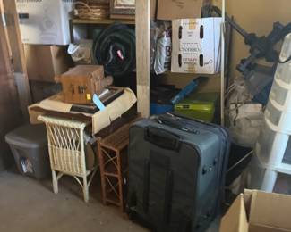 1. Luggage, Wicker Furniture, Baskets, Household Storage & Miscellaneous Collectibles