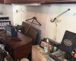 1. Garage Tools, Hand Saws, Loppers, Extension Cords, Automotive Collectibles & Workshop Supplies