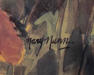 Mary Nunn "Burnished Irises II" Print