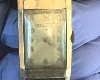 Westfield 10k Gold Wristwatch with Leather Strap