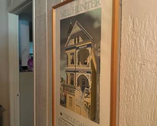 Mel Hunter Circle Gallery Architectural Art Print, Framed Victorian House