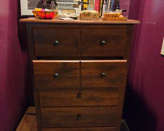 Modern 5-drawer Highboy