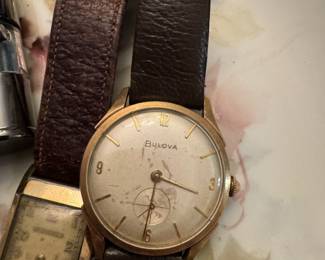 Bulova 10k Manual-Wind Mechanical Wrist Watch