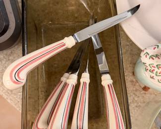 Vintage Delvyn Stainless Steel Steak Knives