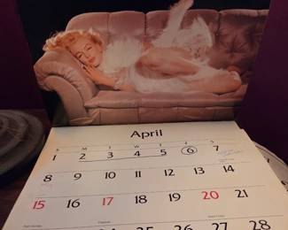 1984 Marilyn Monroe Pin-up Calendar
