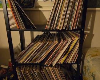 Large Vinyl Record Collection