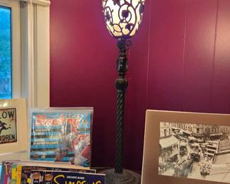 Tuscan-style Wrought-Iron Uplight Accent Lamp