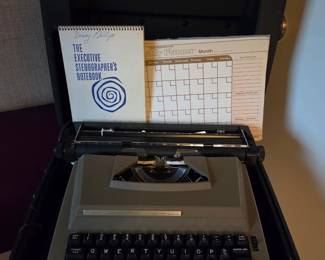Sears "The Graduate" Portable Electric Typewriter with Carry Case