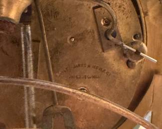 Turn of the Century French Crystal Regulator Mantel Clock with High-Grade 8-Day Mechanical Movement and Mercury-Vial Pendulum, Custom Retailed by Bailey Banks & Biddle Co., Philadelphia
