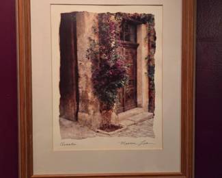 Maureen Love "Clematis" Signed Print